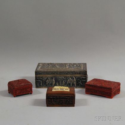 Four Asian Decorative Boxes