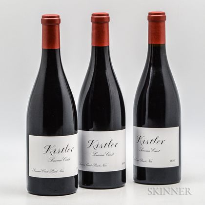 Kistler Sonoma Coast Pinot Noir 2008, 3 bottles 