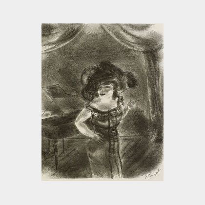 Kuniyoshi Yasuo (Japanese/American, 1893-1953) Burlesque Queen