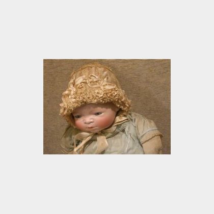 Large Bisque Head Bye-Lo Baby Doll