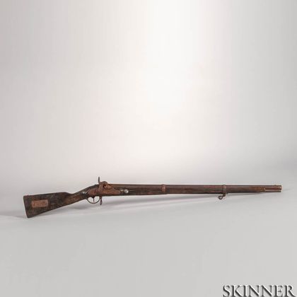 Bullet-struck Prussian Musket from the Hornets Nest at Shiloh