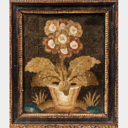 Needlepoint Picture of a Flower