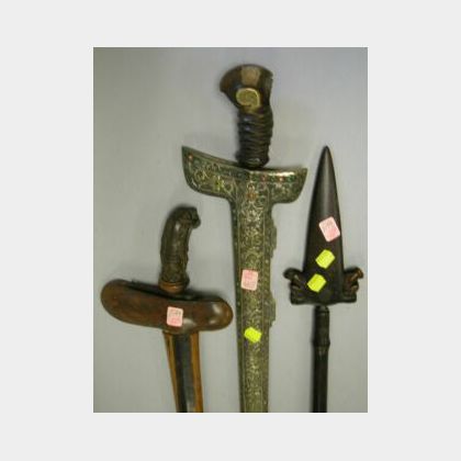 Two Indonesian Swords and a Point. 