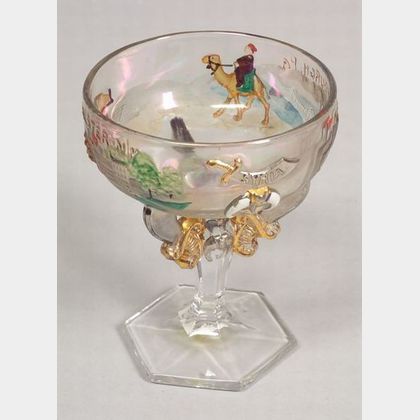 1911 Syria Temple Champagne Glass