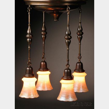 Quezal Hanging Lamp