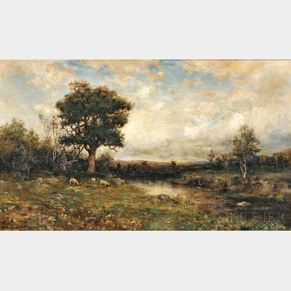 Robert Ward van Boskerck (American, 1855-1932) Hillside Pasture