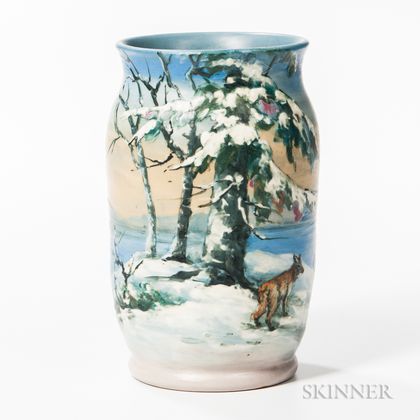 Hester Pillsbury for Weller Pottery Vase 