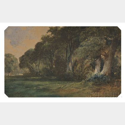 Attributed to Narcisse Virgile Diaz de la Peña (French, 1808-1876) La Forêt de Fontainebleau