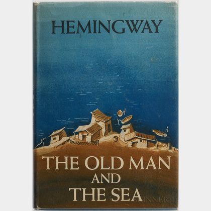 Hemingway, Ernest (1899-1961) The Old Man and the Sea , Signed First Edition.