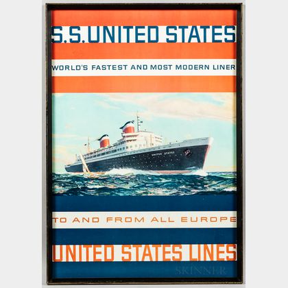 Oceanliner Advertising Poster