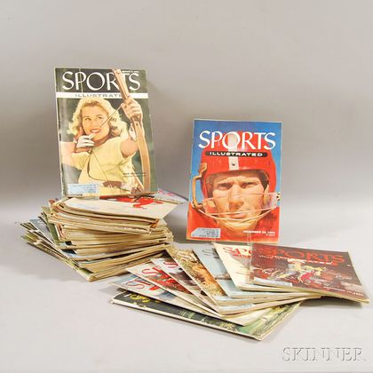 Fifty Early Issues of Sports Illustrated Magazine including the First Issue