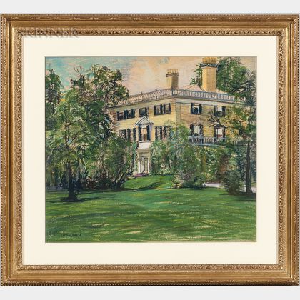 Arthur Clifton Goodwin (American, 1866-1929) Yellow House