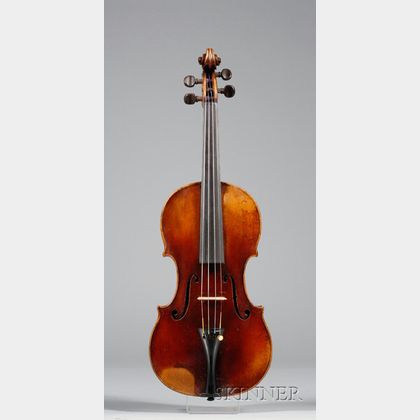 French Violin, Emile Laurent, Bordeaux, 1917