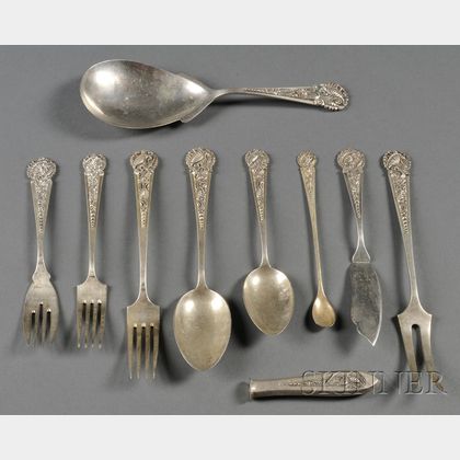 South American .800 Silver Flatware Service for Six
