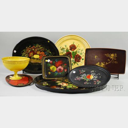 Eight Assorted Decorated Items