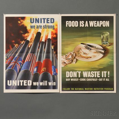 Eleven WWII War Bond Posters