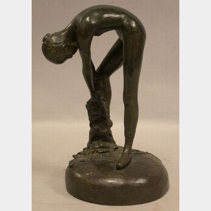Bronze Sculpture of a Dancer. 
