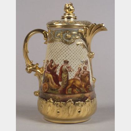 Vienna Porcelain Chocolate Pot and Cover