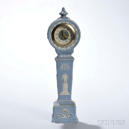 Wedgwood Light Blue Jasper Dip Clock Case
