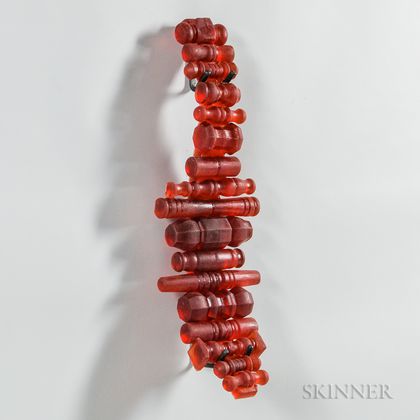 Niho Kozuru Spine Sculpture with Stand 