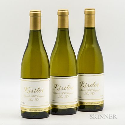 Kistler Parmelee Hill Stone Flat Chardonnay 2009, 3 bottles 