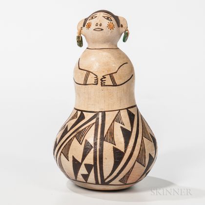 Contemporary Acoma Pottery Figure