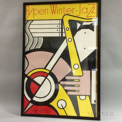 Roy Lichtenstein Aspen Winter Jazz Festival Lithograph
