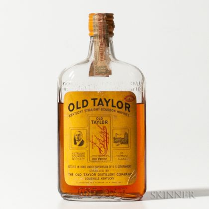 Old Taylor 4 Years Old 1934, 1 pint bottle 