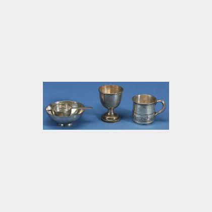 Four Small American Silver Tablewares