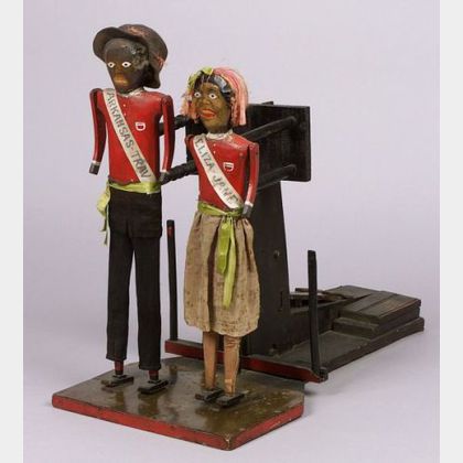 "Arkansas-Trav and Eliza-Jane" Black Dancing Folk Automaton