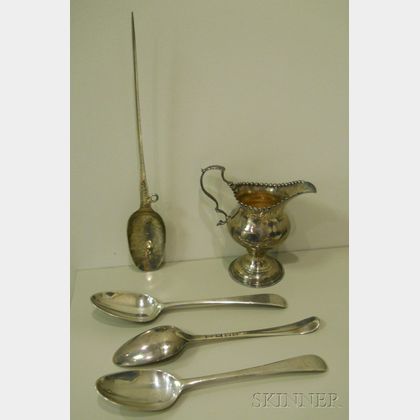 Four George III Silver Tablewares