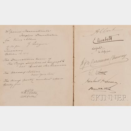 (Hoover, Herbert (1874-1964)),and others, Signed Album