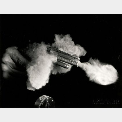 Harold Eugene Edgerton (American, 1903-1990) Antique Gun Firing