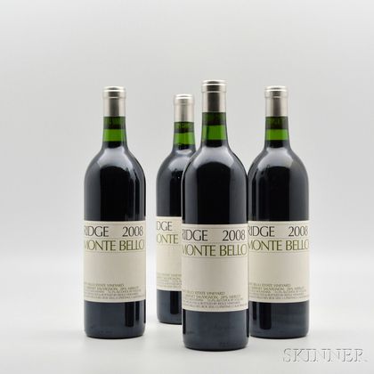 Ridge Monte Bello 2008, 10 bottles 
