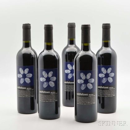 Oddfellows Shiraz 1998, 5 bottles 