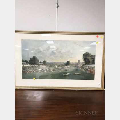 Two Framed Frost & Reed Prints: Henley Regatta and River Pageant 