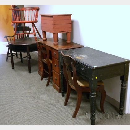 Eight Pieces of Assorted Furniture