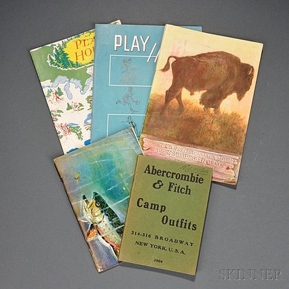Five Abercrombie & Fitch Catalogues 1904-1954