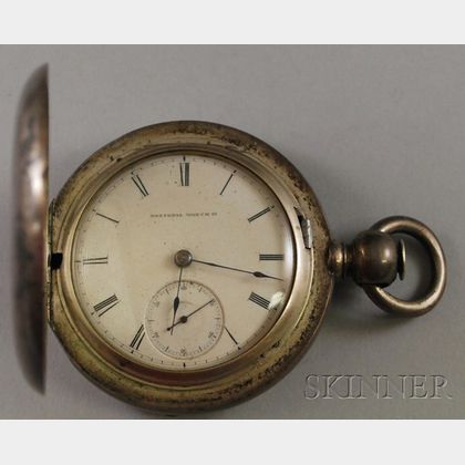 Man's Coin Silver National Watch Co. Pocket Watch