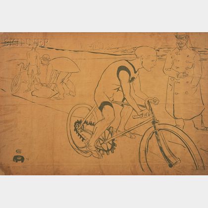 Henri de Toulouse-Lautrec (French, 1864-1901) Cycle Michael