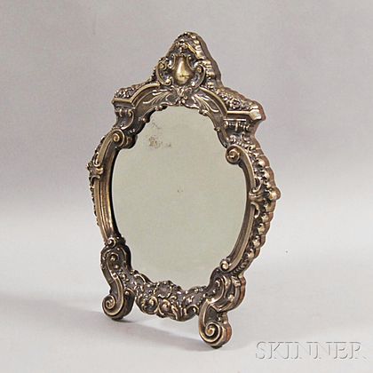 Sterling Silver Framed Mirror