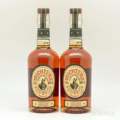 Michters Limited Release Bourbon Toasted Barrel Finish, 2 750ml bottles 