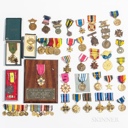 Group of WWI, WWII, and Post-war Medals