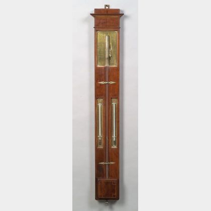 Mahogany Stick Barometer by Pike