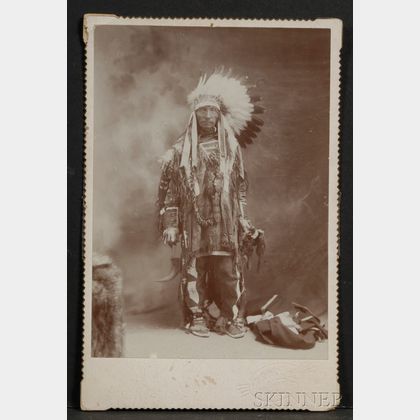 Cabinet Card Photograph of Lone Wolf