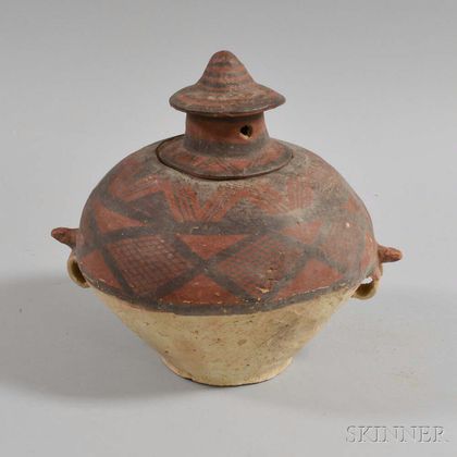 Neolithic-style Painted Pottery Jar