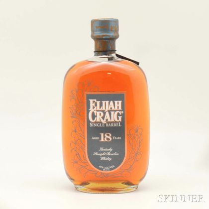 Elijah Craig Single Barrel 18 Years Old 1997, 1 750ml bottle 