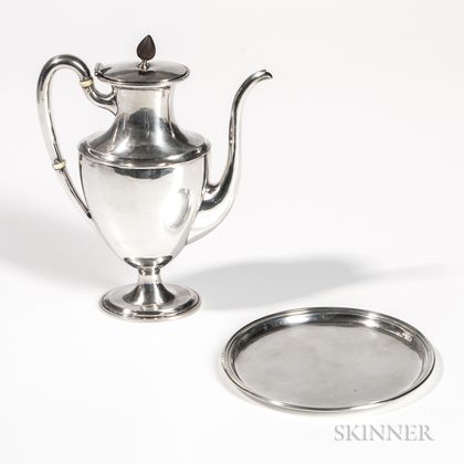Two Pieces of Arthur Stone Sterling Silver Tableware