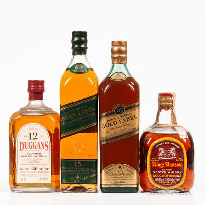 Mixed Scotch, 1 4/5 quart bottle (oc) 3 750ml bottles (oc) 