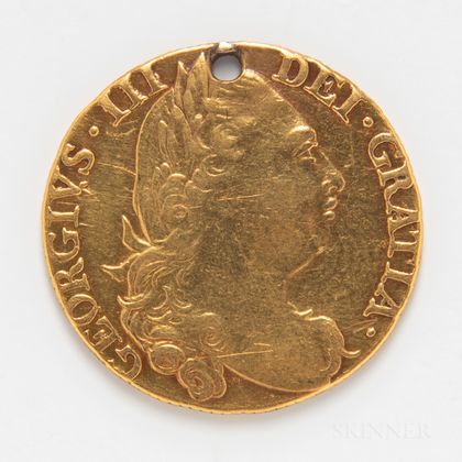 1776 British George III Gold Guinea